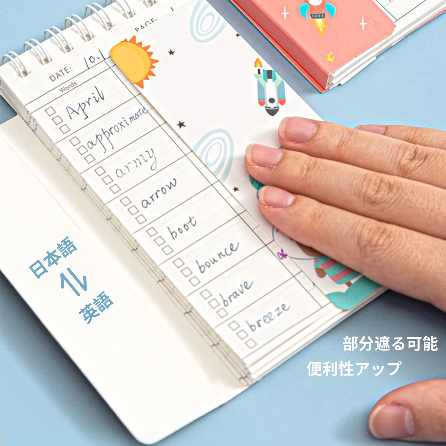 小型単語帳 楽天市場】コクヨ キャンパス 単語帳 別寸174x75mm スパイラル